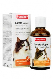Beaphar Laveta Super vyživující srst kočka 50ml