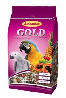 Avicentra velký papoušek Gold 850g