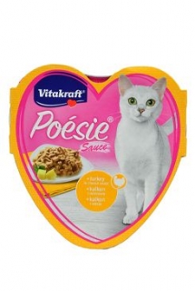 Vitakraft Cat Poésie konz. šťáva krocan v sýr.om. 85g