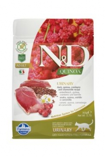 N&D GF Quinoa CAT Urinary Duck & Cranberry 300g