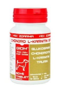 Giom pes Chondro L-karnitin SPORT 60 tbl+10% zdarma