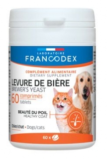Francodex Brewer Yeast (pivovov. kvas) pes,kočka 60tab