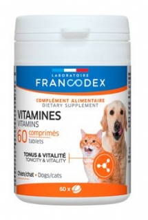 Francodex Vitamins pes, kočka 60tab