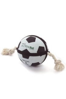 Hračka pes Fotbalový míč přetahovací 22cm KAR