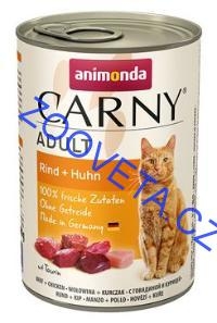 Animonda konz. kočka Adult hovězí/kuřecí 400g