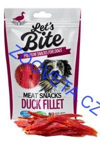 Brit Let's Bite Meat Snacks Duck Fillet 80g