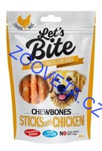 Brit Let's Bite Chewbones Sticks & Chicken 80g