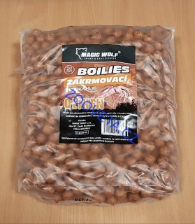 Magic Wolf 20mm ZAKRMOVACÍ BOILIES 5 kg - OLIHEŇ