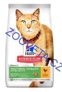 Hill's Fel. Dry SP Adult7+Youth. Vitality Chicken 7kg