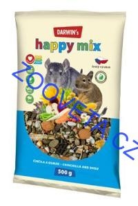 Darwin's Činčila&Osmák Happy mix 500g NEW