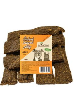 NATURECA pochoutka Masové pláty Ryba,  100%maso 100g