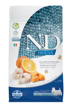 N&D OCEAN DOG Adult Mini Codfish&Pumpkin&Orange 800g