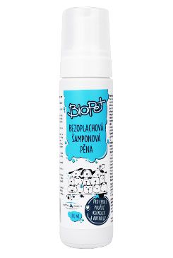 BIOPET bezoplachový šampon/pěna 200ml