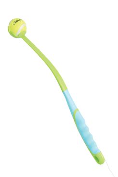 Hračka pes SUNSET házeč míčků S 47cm zelená Zolux