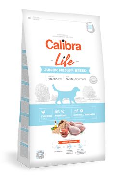 Calibra Dog Life Junior Medium Breed Chicken 12kg