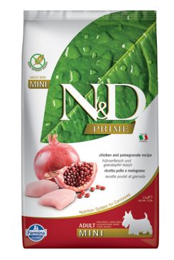 N&D PRIME DOG Adult Mini Chicken&Pomegranat 2,5kg