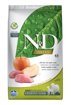 N&D PRIME DOG Adult M/L Boar & Apple 2,5kg