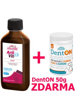 VITAR Veterinae ArtiVit Sirup 200ml+DentON 50g