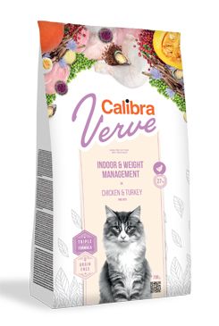 Calibra Cat Verve GF Indoor&Weight Chicken  750g