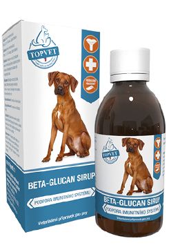 Beta-glucan sirup pro psy TOPVET 200ml