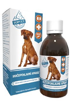 Močopohlavní aparát sirup pro psy TOPVET 200ml