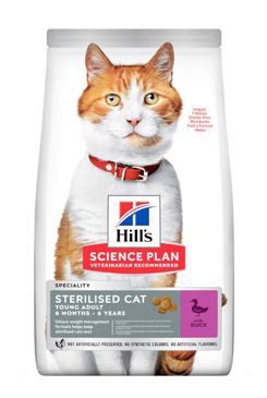 Hill's Fel. SP Adult Young Steril. Cat Duck 300g