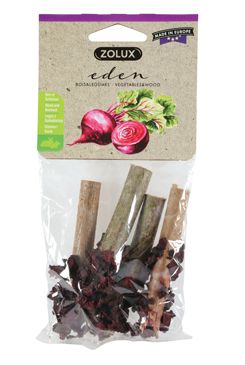 Pochoutka EDEN WOOD LOG řepa pro hlodavce 36g Zolux