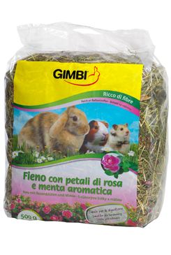Gimbi Seno krmné s růží 500g