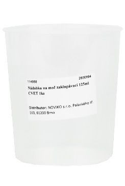 Nádobka na moč zaklapávací 125ml CVET 1ks