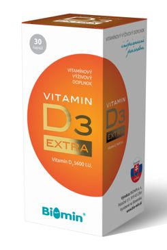 Vitamin D3 EXTRA Biomin 30tob