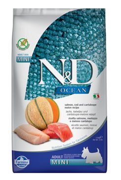 N&D OCEAN DOG Adult Mini Salmon & Cod & Melon 800g