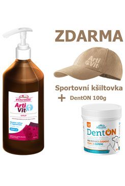 VITAR Veterinae ArtiVit Sirup 1000ml+DentON100+kšilt b