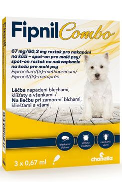 Fipnil Combo 67/60,3mg S Dog Spot-on 3x0,67ml