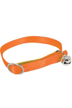 Obojek kočka nylon 10mm/30cm oranžový Zolux