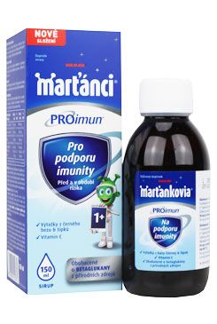 Multivitamin Marťánci Proimun sirup 150ml Walmark