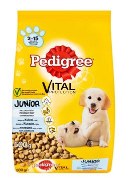 Pedigree Dry Junior kuřecí s rýží 500g