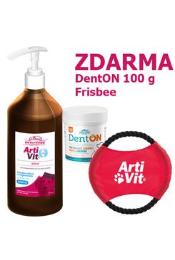 VITAR Veterinae ArtiVit Sirup 1000ml+DentON100+frisbee