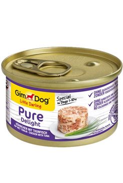 Gimdog Pure delight konz. kuře s tuňákem 85g