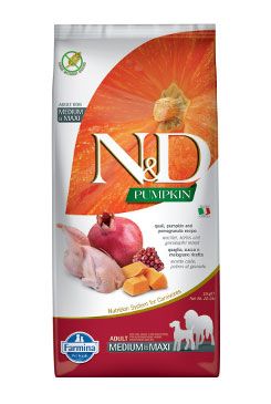 N&D Pumpkin DOG Adult M/L Quail & Pomegranate 12kg