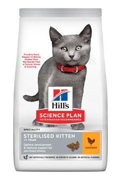 Hill's Fel. SP Kitten Steril. Cat Chicken 1,5kg