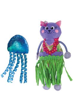 Kong hračka tropická kočka  s medúzou Kruuse 1ks