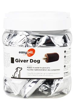 Easypill Dog Giver 400g /průhledná dóza