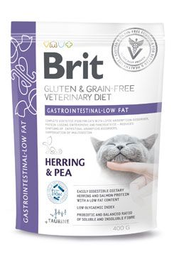 Brit VD Cat GF Gastrointestinal-Low fat 400g
