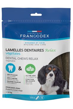 Francodex Relax žvýkací plátky S/M pro psy 15ks