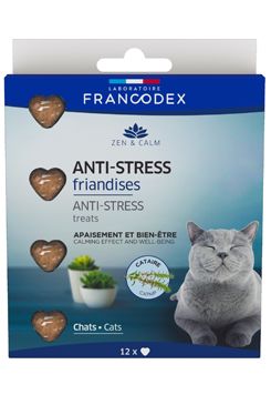 Francodex Pochoutka Anti-Stress pro kočky 12ks