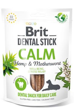 Brit Dog Dental Stick Calm Hemp&Motherwort 7ks