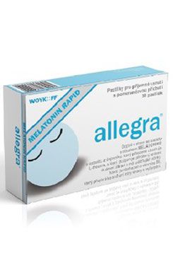 Allegra MELATONIN Rapid 30pastilek