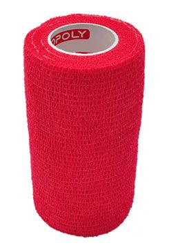 Obinadlo elast. CoPoly 10cm x 4,5m červená