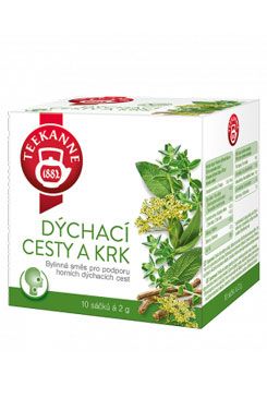 Čaj Teekanne bylinný na dýchací cesty a krk 10sacc