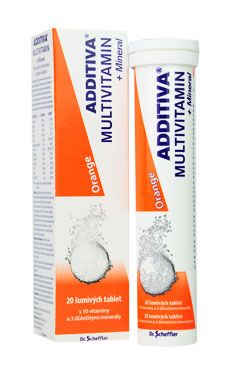Multivitamin Additiva pomeranč+minerál tbl eff 20